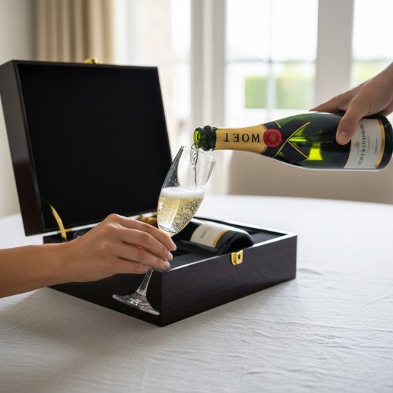 Moet & Chandon Champagne and Flutes Gift Set